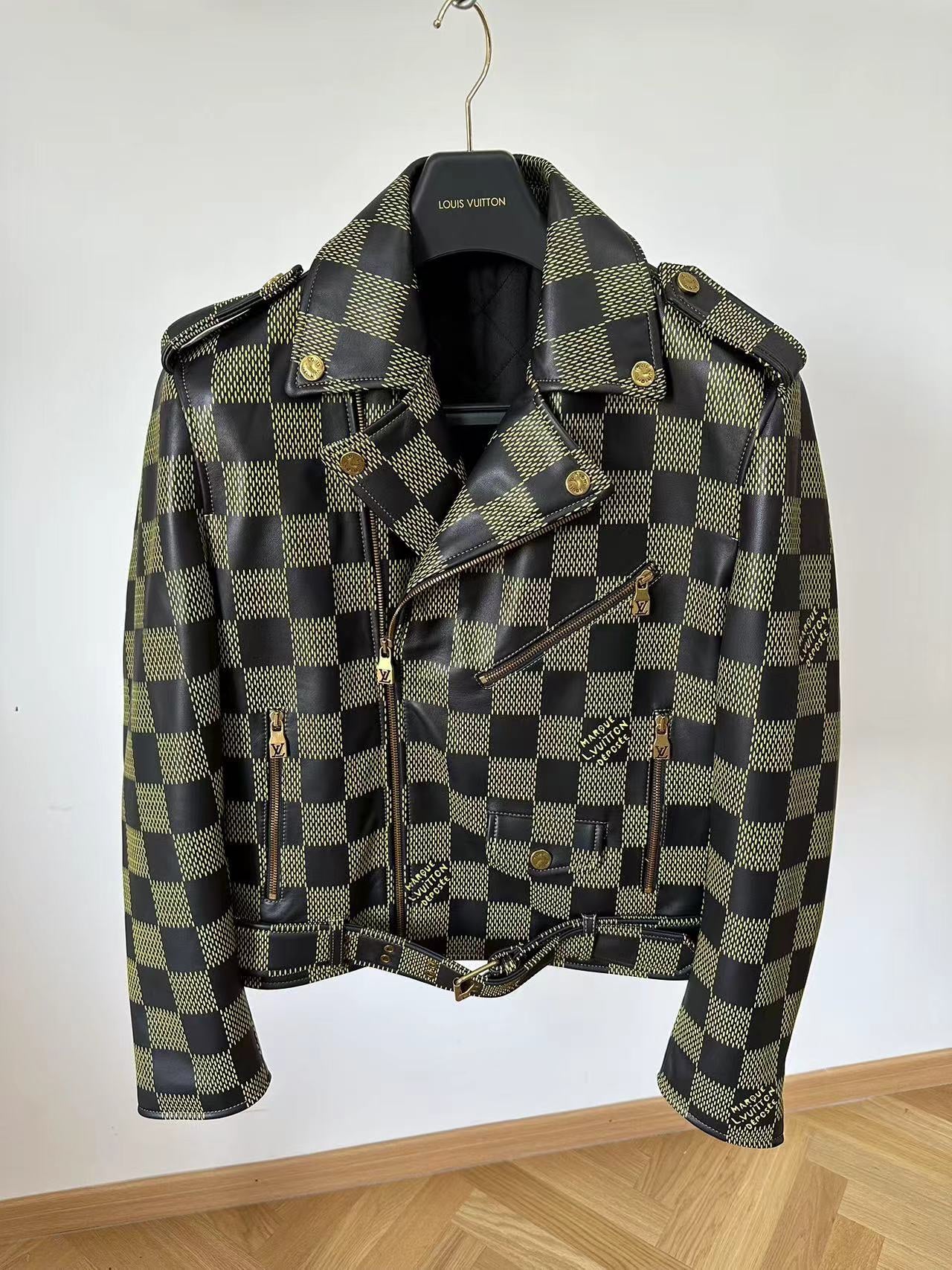 Lv Leather Jacket