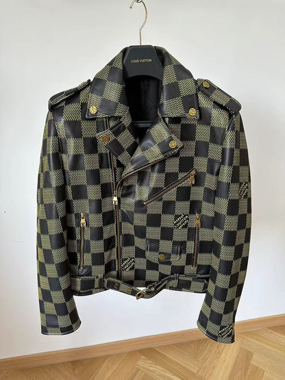 Lv Leather Jacket