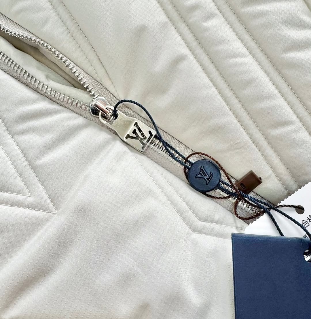 Lv Puffer Jacket White