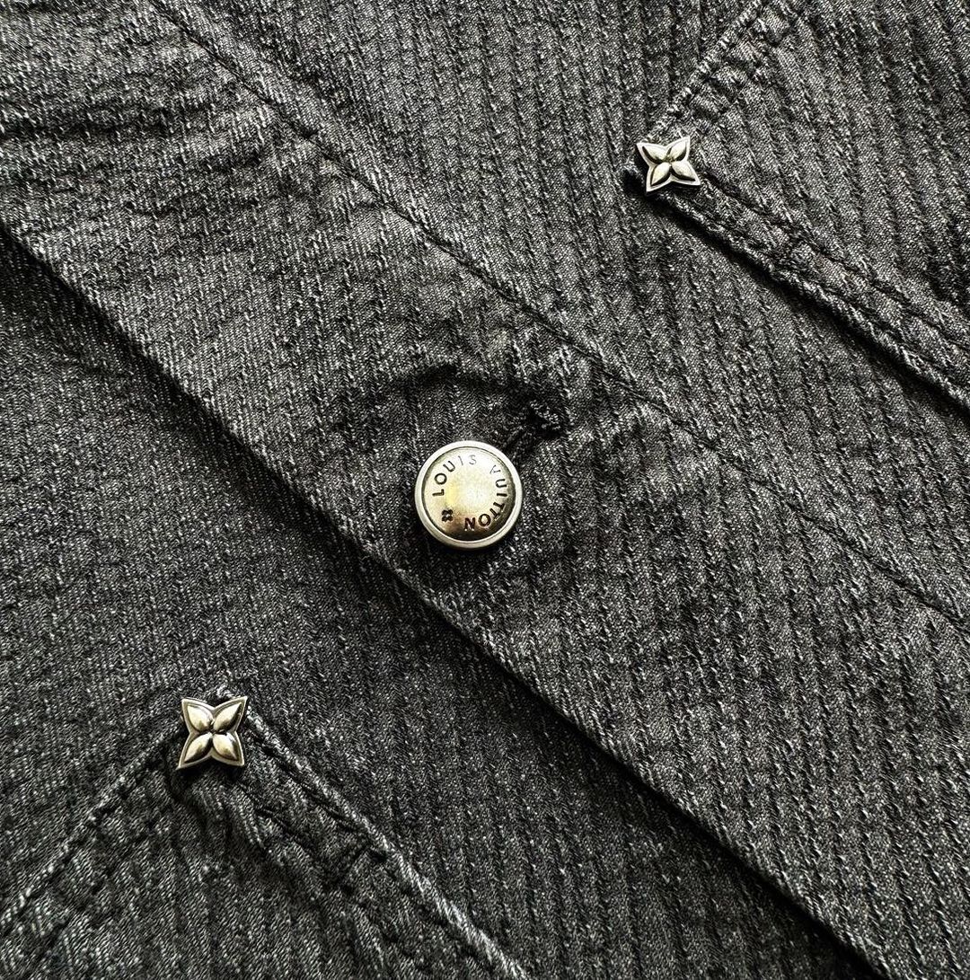 Lv Monogram Denim Jacket