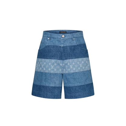 LV Monogram Denim Carpenter Shorts