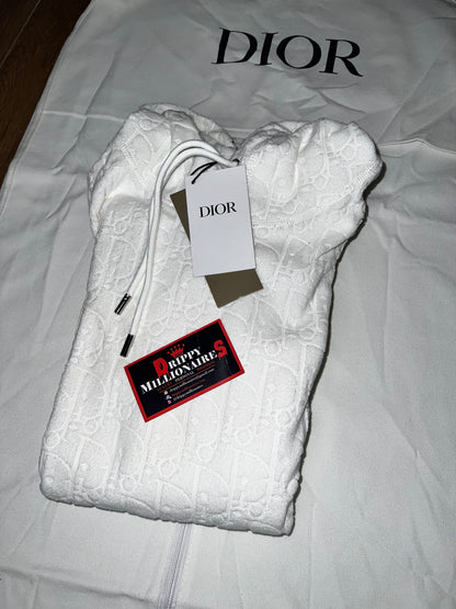 CD  Oblique Relaxed-Fit Hooded Sweatshirt