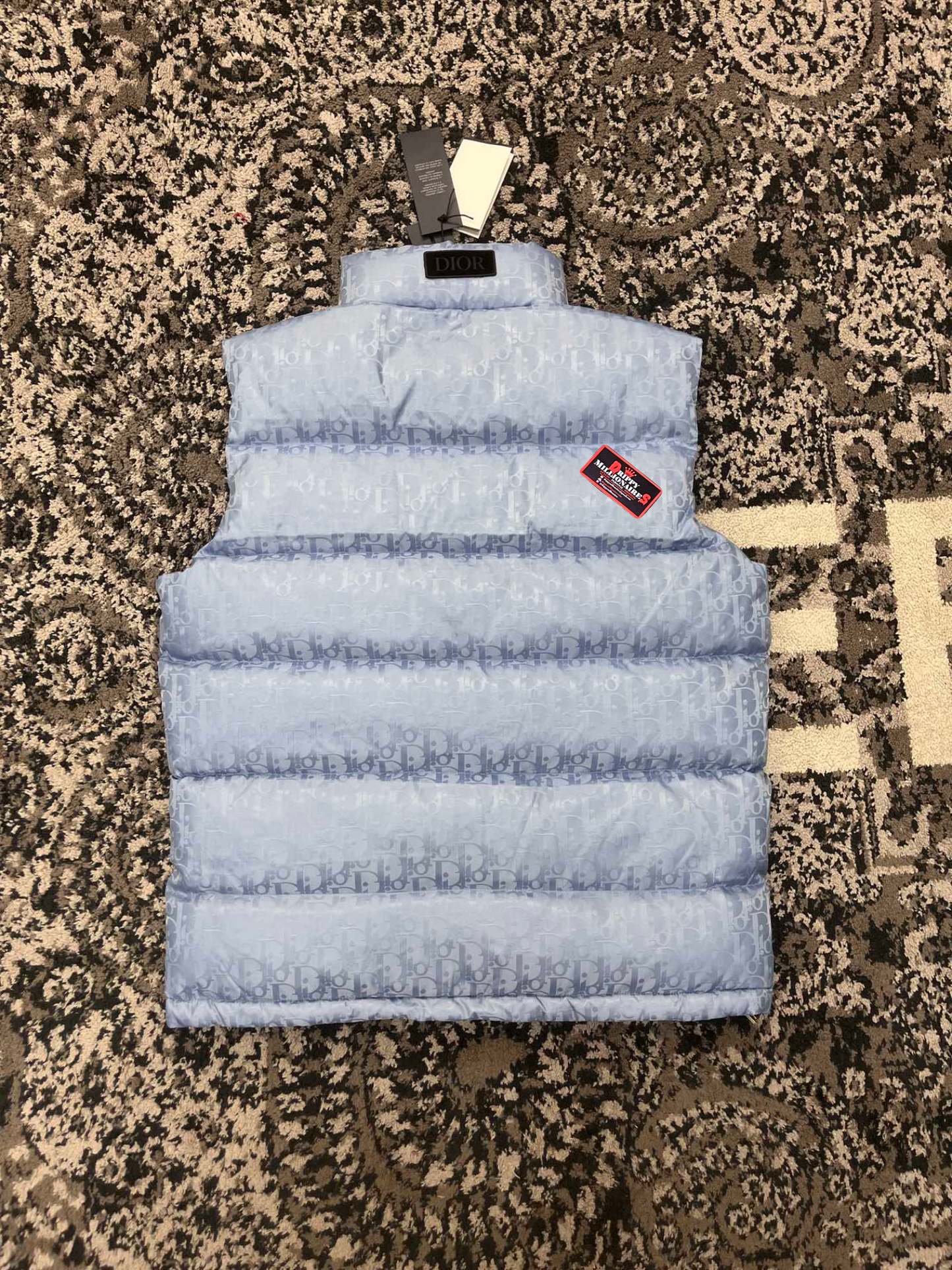 CD OBLIQUE DOWN VEST TECHNICAL BLUE