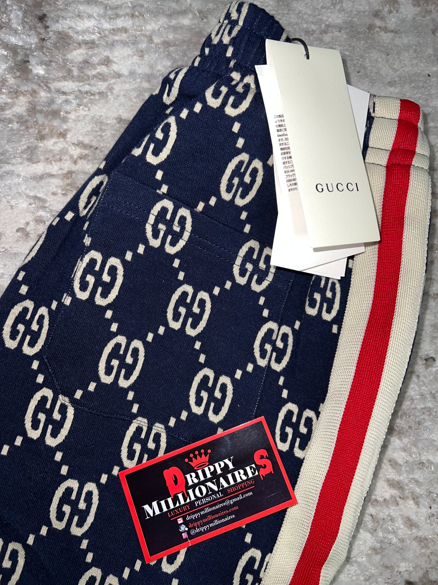 GG JACQUARD TRACK BOTTOMS