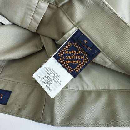 Lv Signature Cotton Cargo Pants