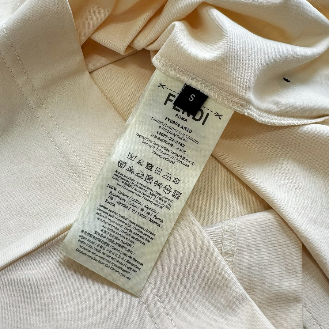 FND Anagram Logo Embroidered Jersey T-Shirt