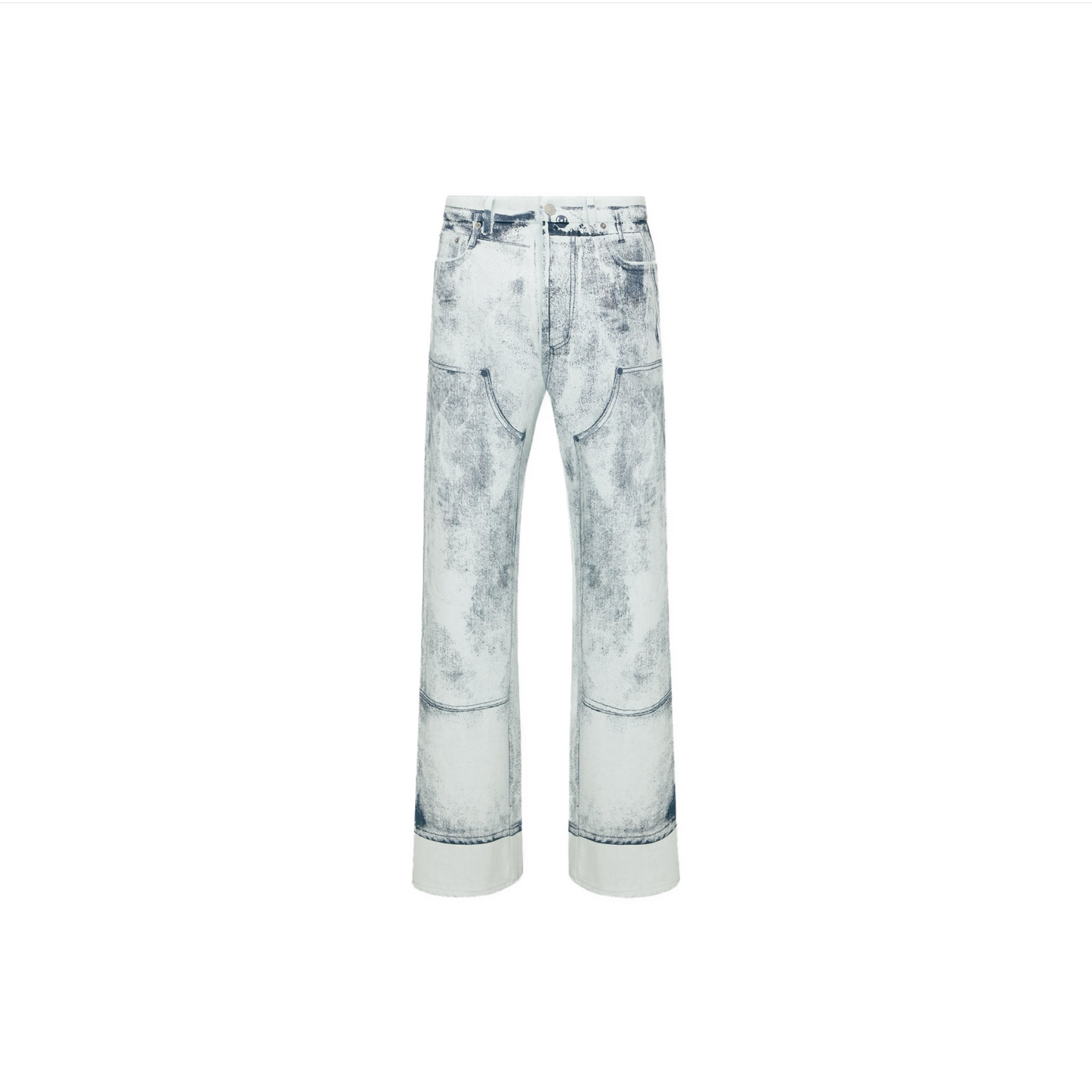 CD Washed Denim Pants