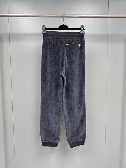 LV x Park Seo-Bo Cotton Velvet Trackpants