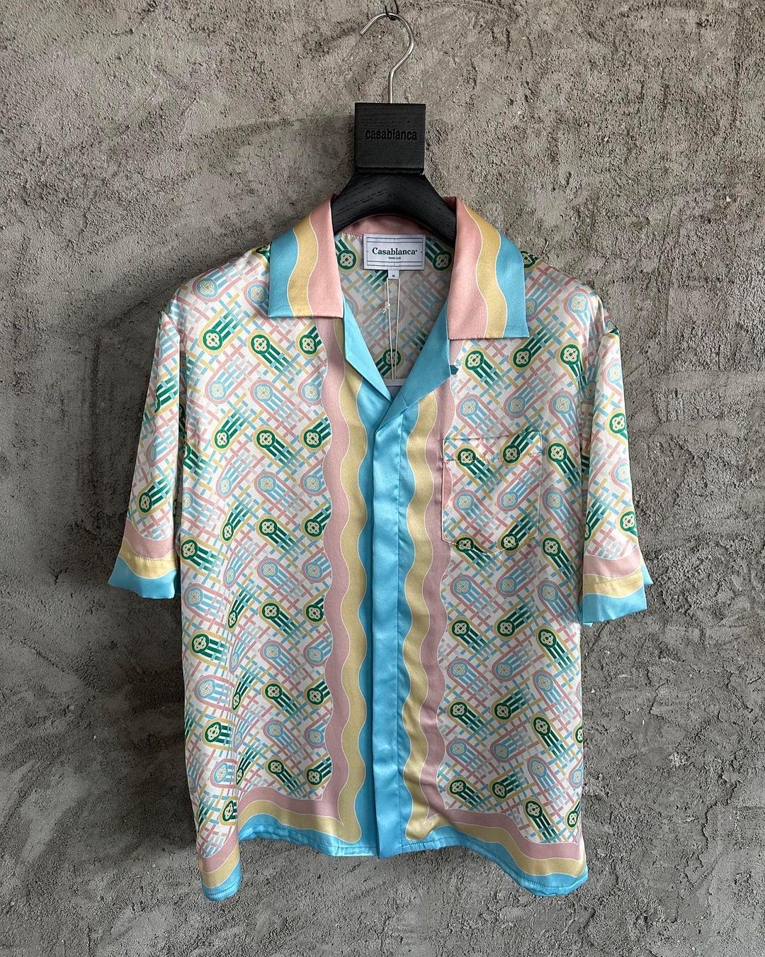 Casablanca Short Silk Shirt