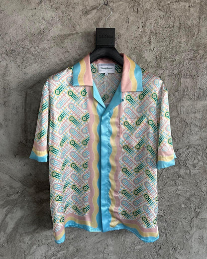 Casablanca Short Silk Shirt