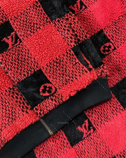 Lv Damier Fleece Blouson