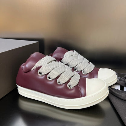 Rick Owens Jumbo Lace Padded Sneakers