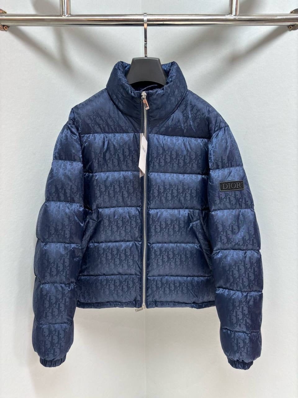 CD OBLIQUE DOWN JACKET NAVY TECHNICAL