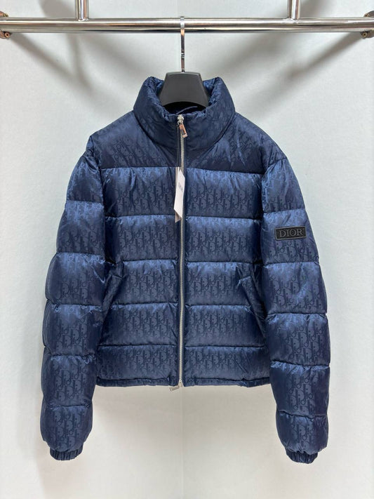 CD OBLIQUE DOWN JACKET NAVY TECHNICAL