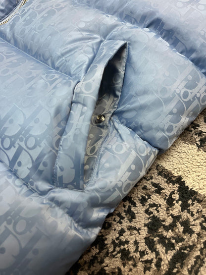 CD OBLIQUE DOWN VEST TECHNICAL BLUE