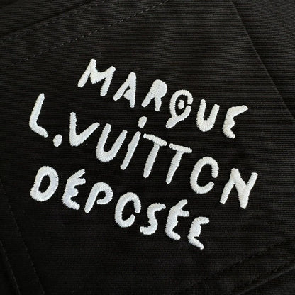 Lv Signature Cotton Cargo Pants