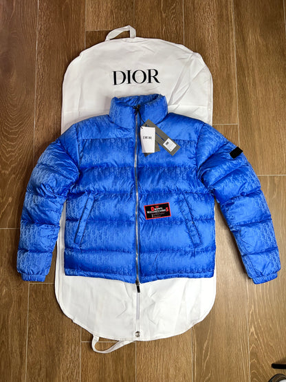 CD OBLIQUE DOWN JACKET BLUE