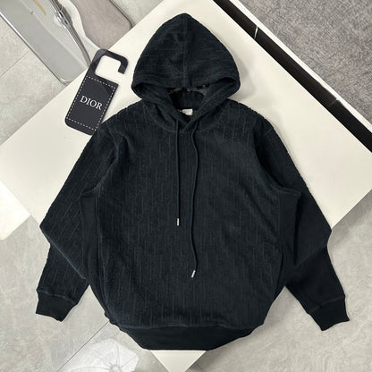 CD  Oblique Relaxed-Fit Hooded Sweatshirt