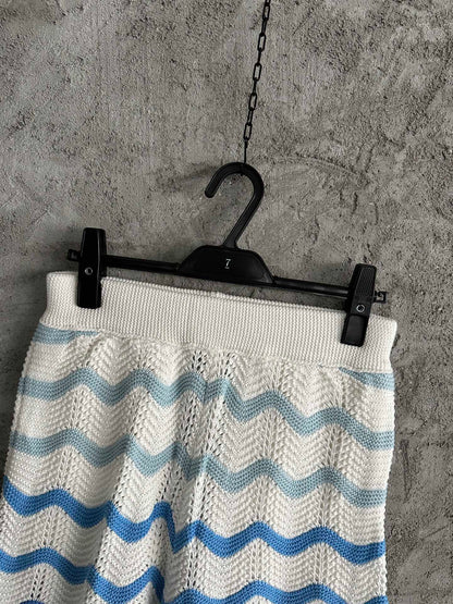 Casablanca Gradient Wave Texture Shorts