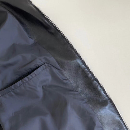 PRD Leather jacket with Prada logo