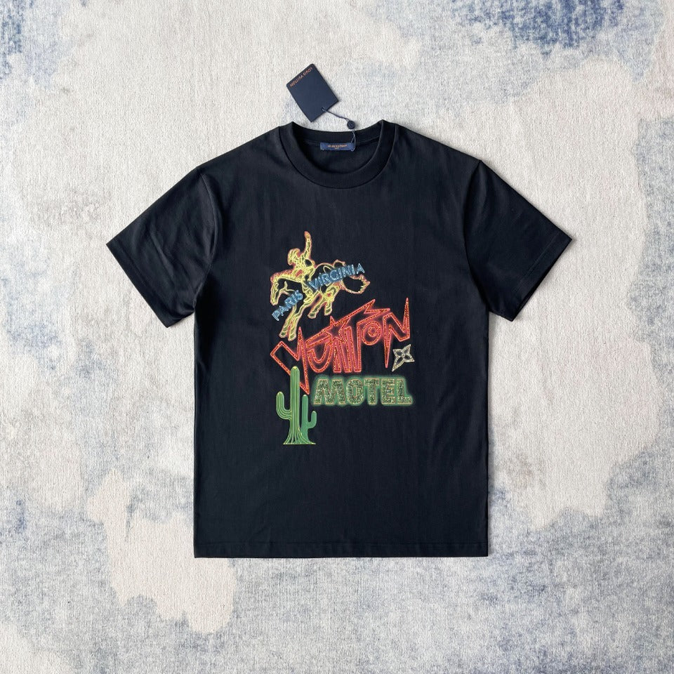 Lv Short-Sleeved Signature Shirt