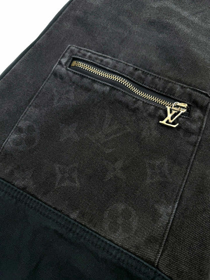 LV Embroidered Denim Pants