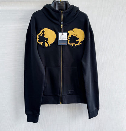 Lv Zip Up Hoodie