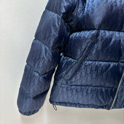 CD OBLIQUE DOWN JACKET NAVY TECHNICAL