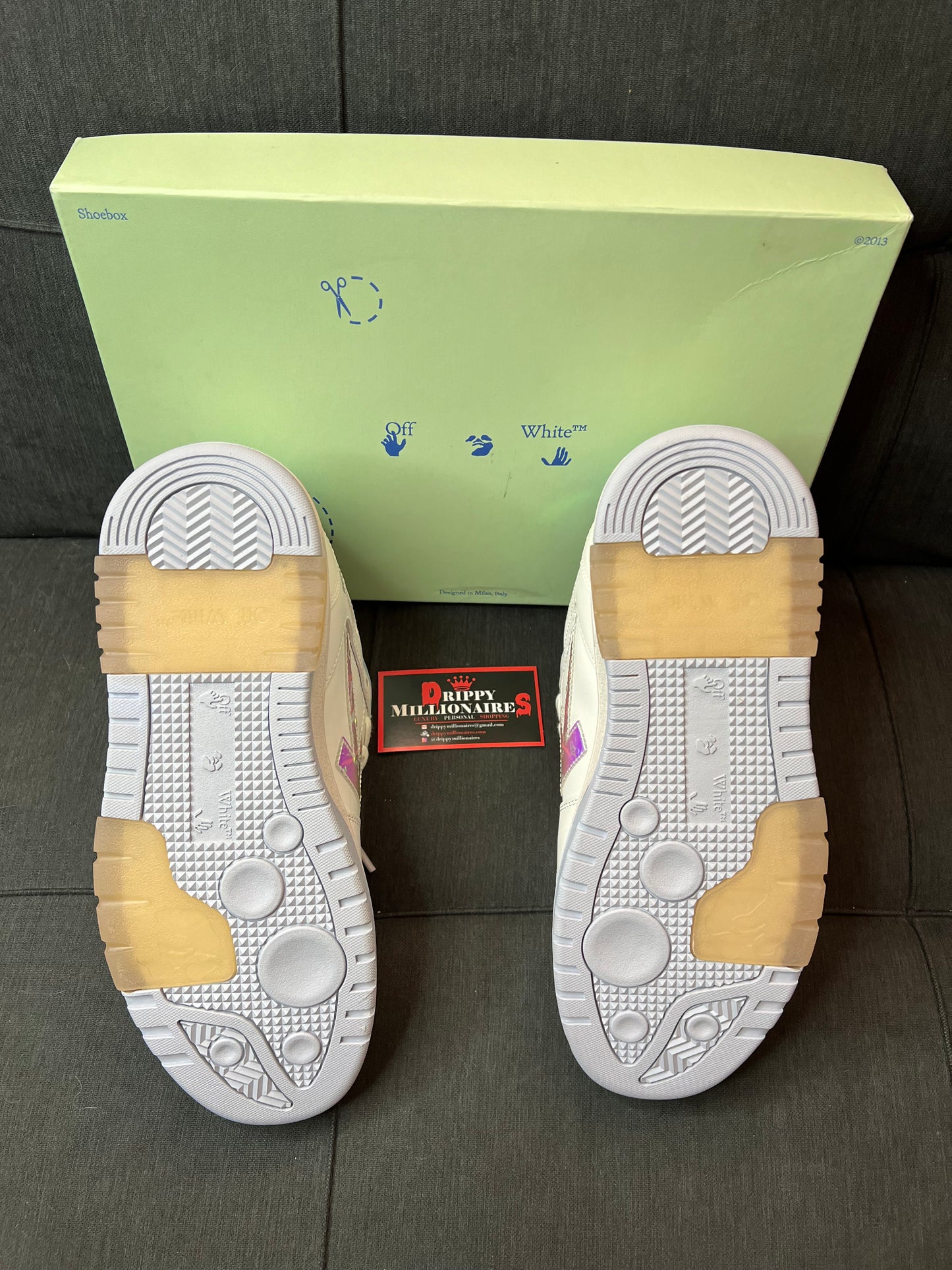 OFF-WHITE Out Of Office OOO Low Tops