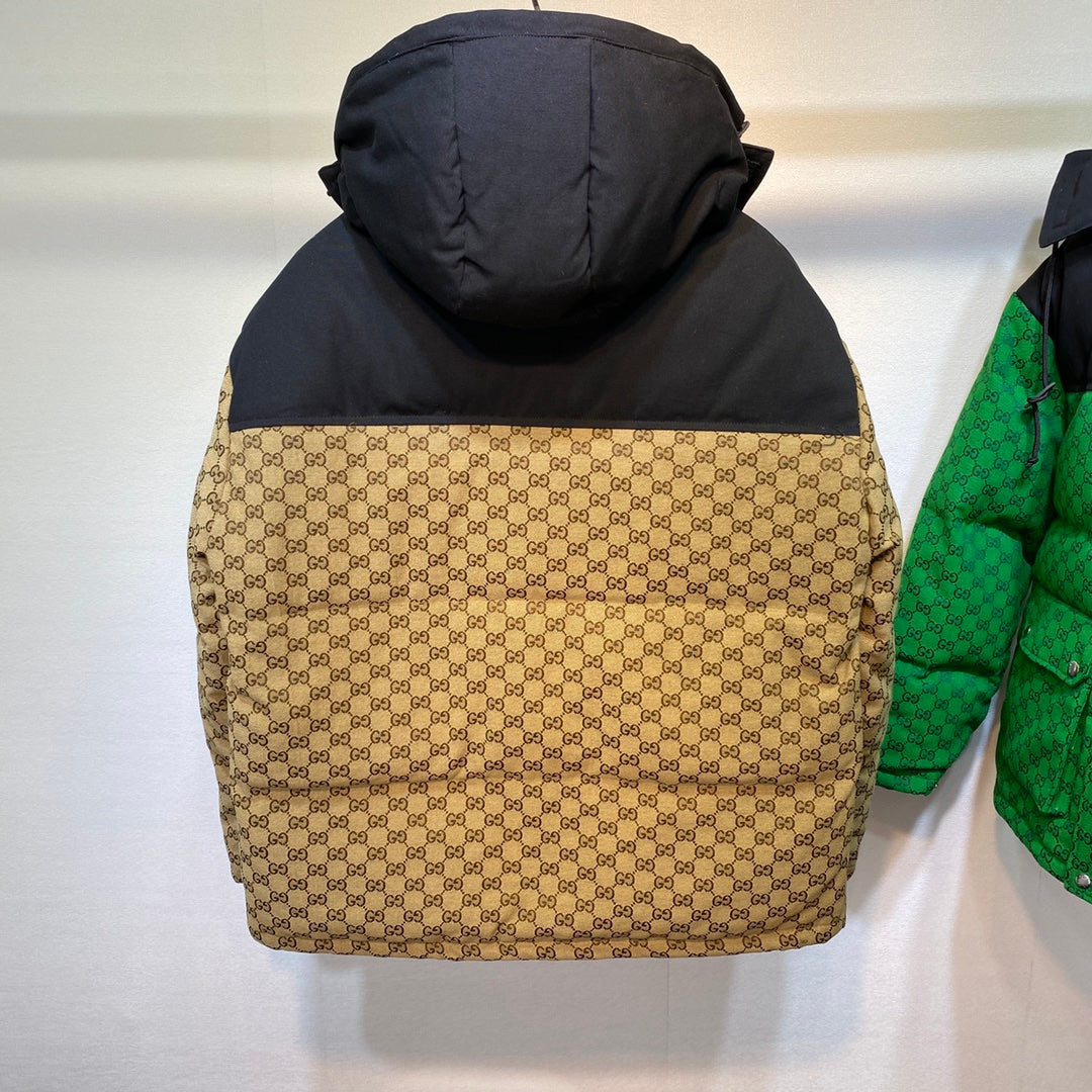 GG  x North Face Monogram Puffer Jacket