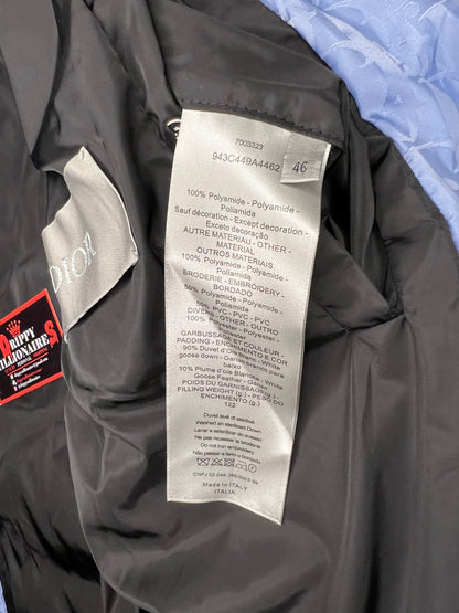 CD OBLIQUE DOWN JACKET BLUE TECHNICAL