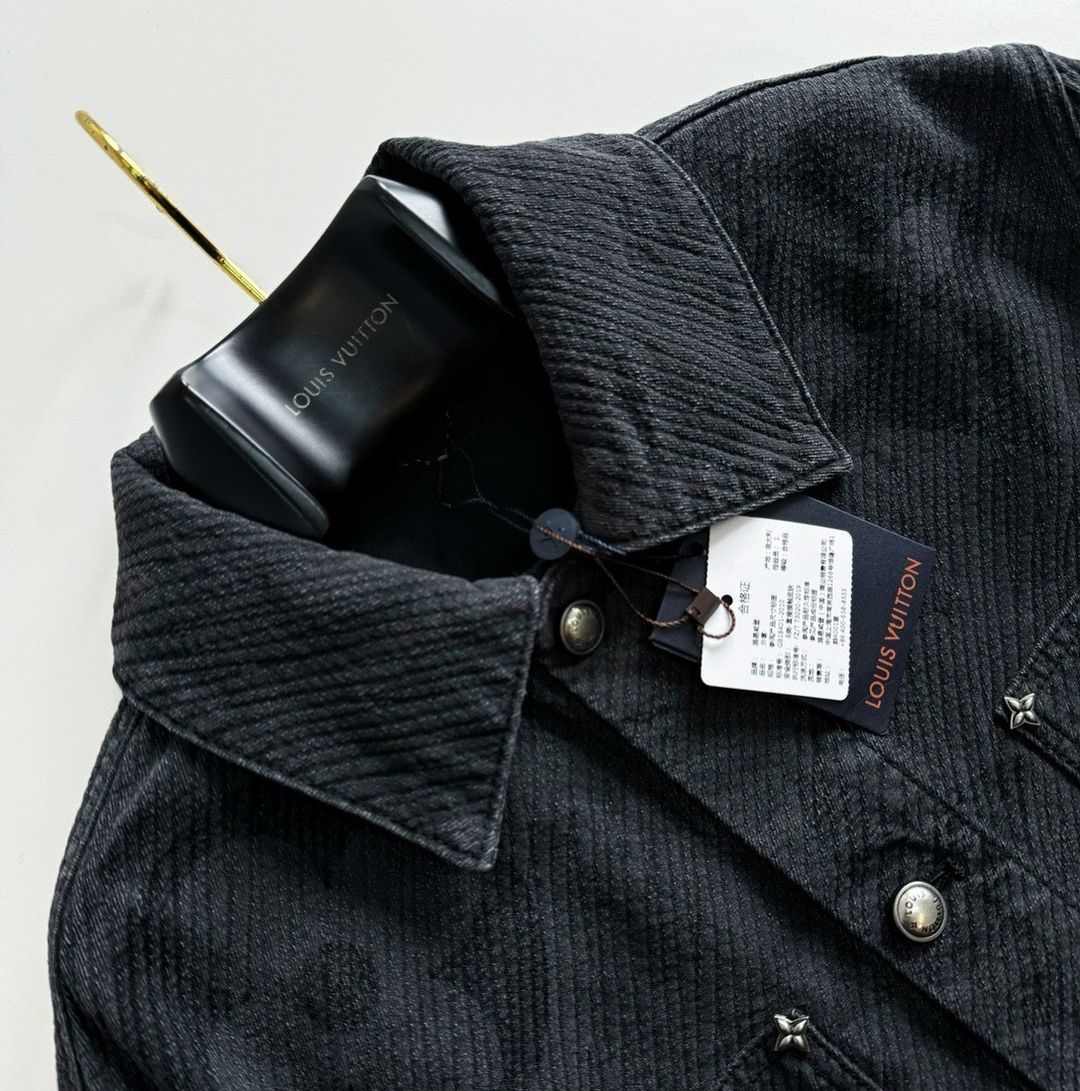 Lv Monogram Denim Jacket
