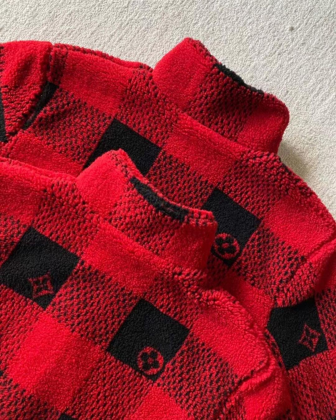 Lv Damier Fleece Blouson