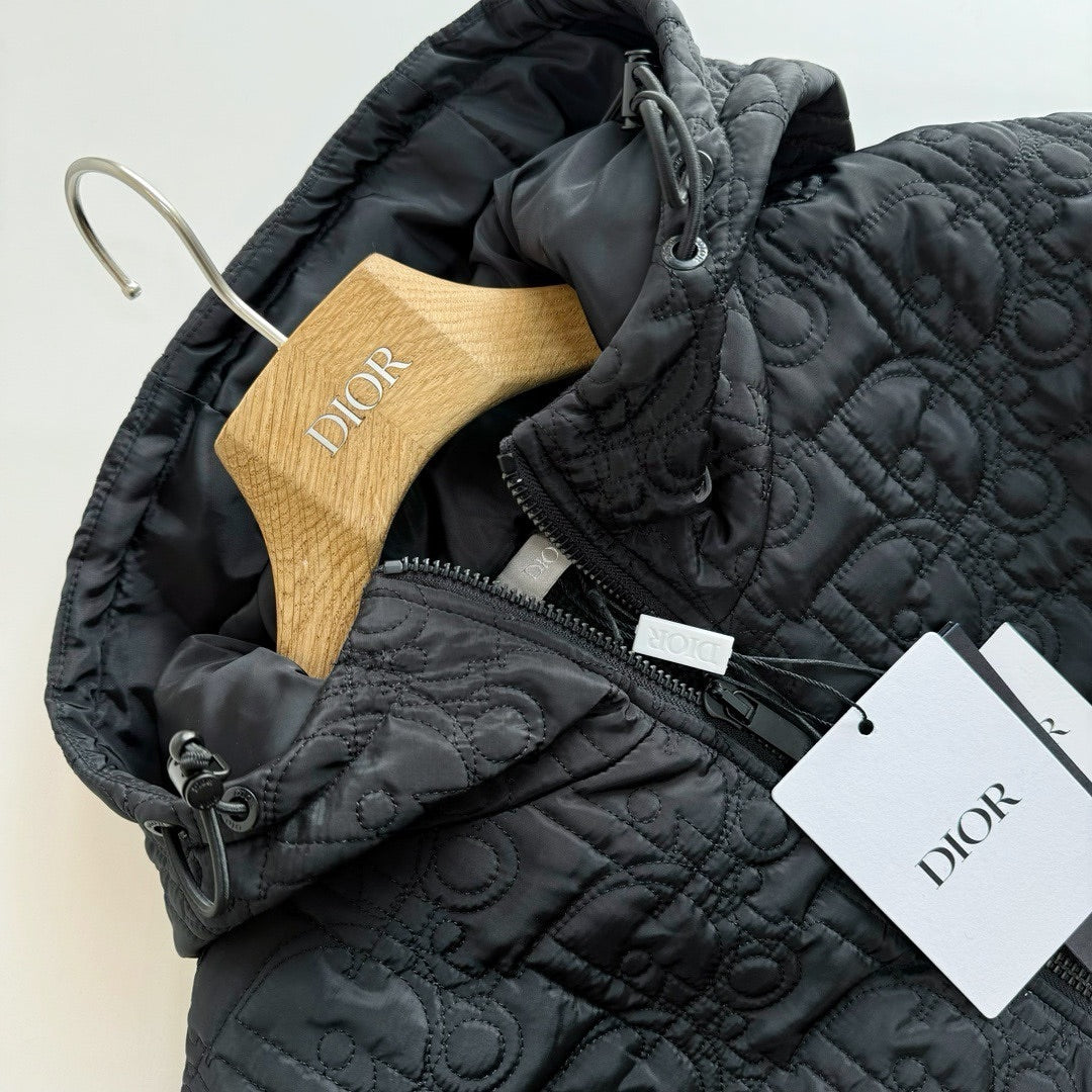 CD Oblique Hooded Blouson Jacket