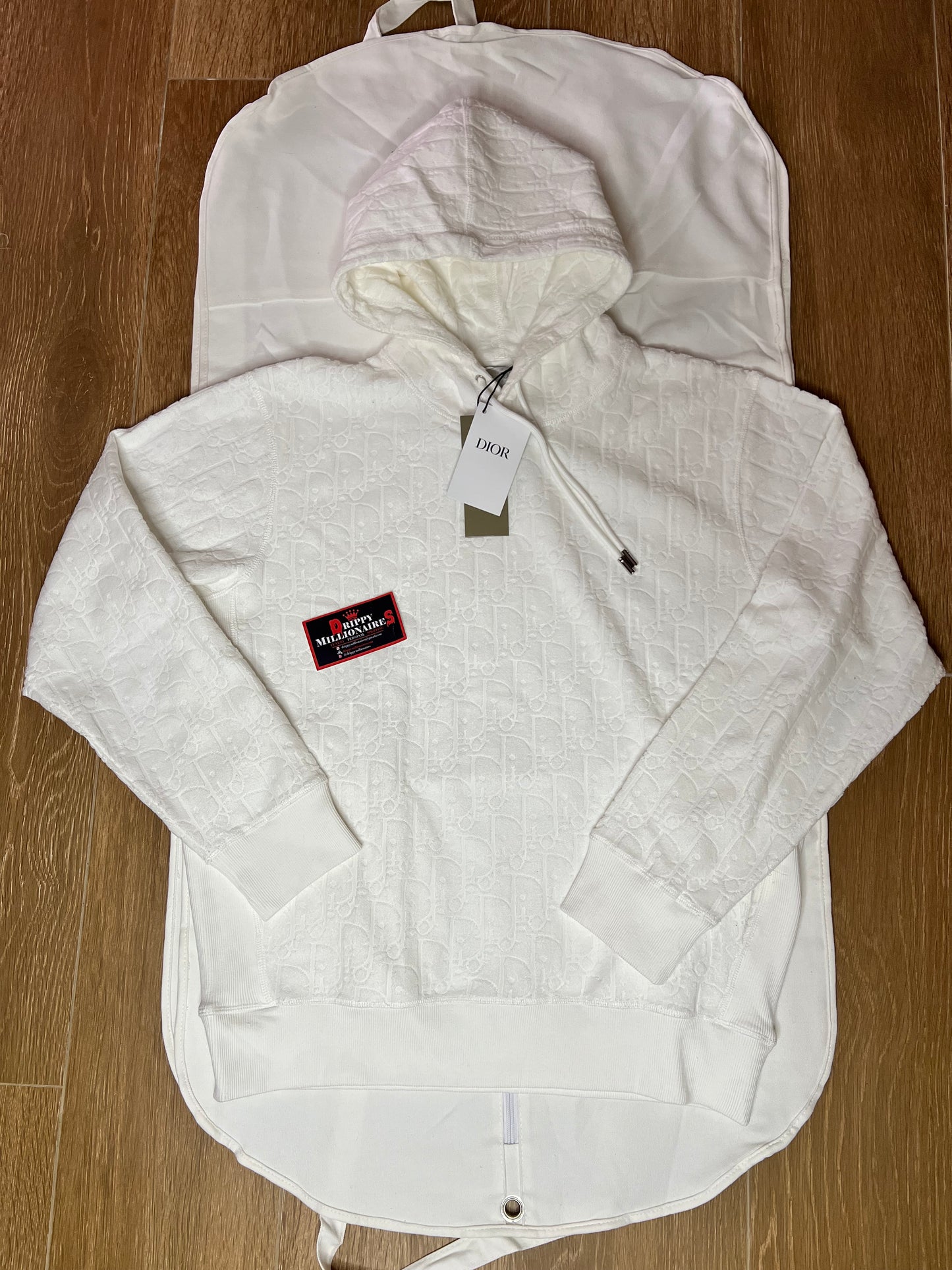 CD  Oblique Relaxed-Fit Hooded Sweatshirt