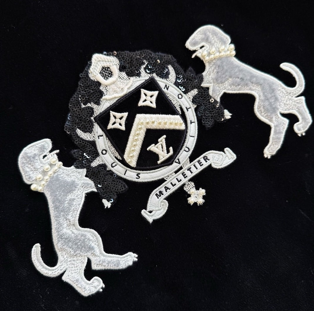 Lv Denim Velvet Souvenir Jacket