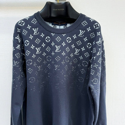 LV Embroidered Monogram Sweatshirt