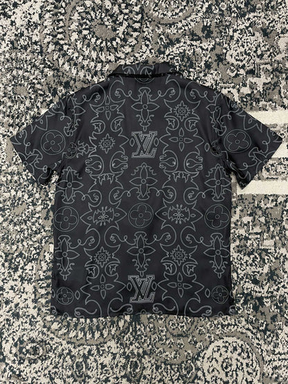 Louis Vuitton Monogram Silk Shirt And Shorts Set