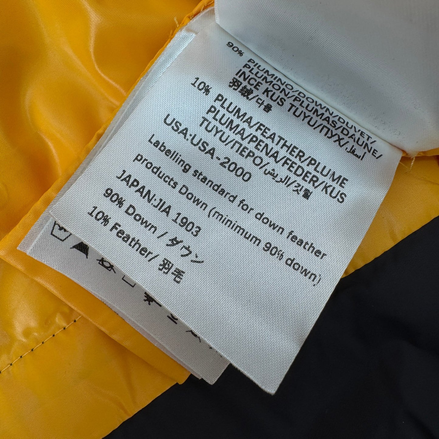 MNCLR  GRENOBLE BLACK NYLON HINTERTUX DOWN JACKET