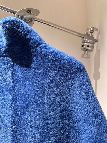 Lv Signature Shearling Track Top Lambswool Blouson