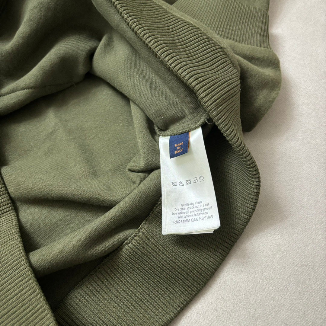 Lv Quilted Textured Wool Blouson