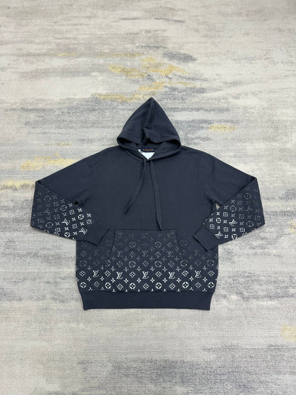 Lv Monogram Gradient Cotton Hoodie