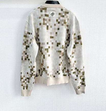 LV Embroidered Cotton Sweatshirt