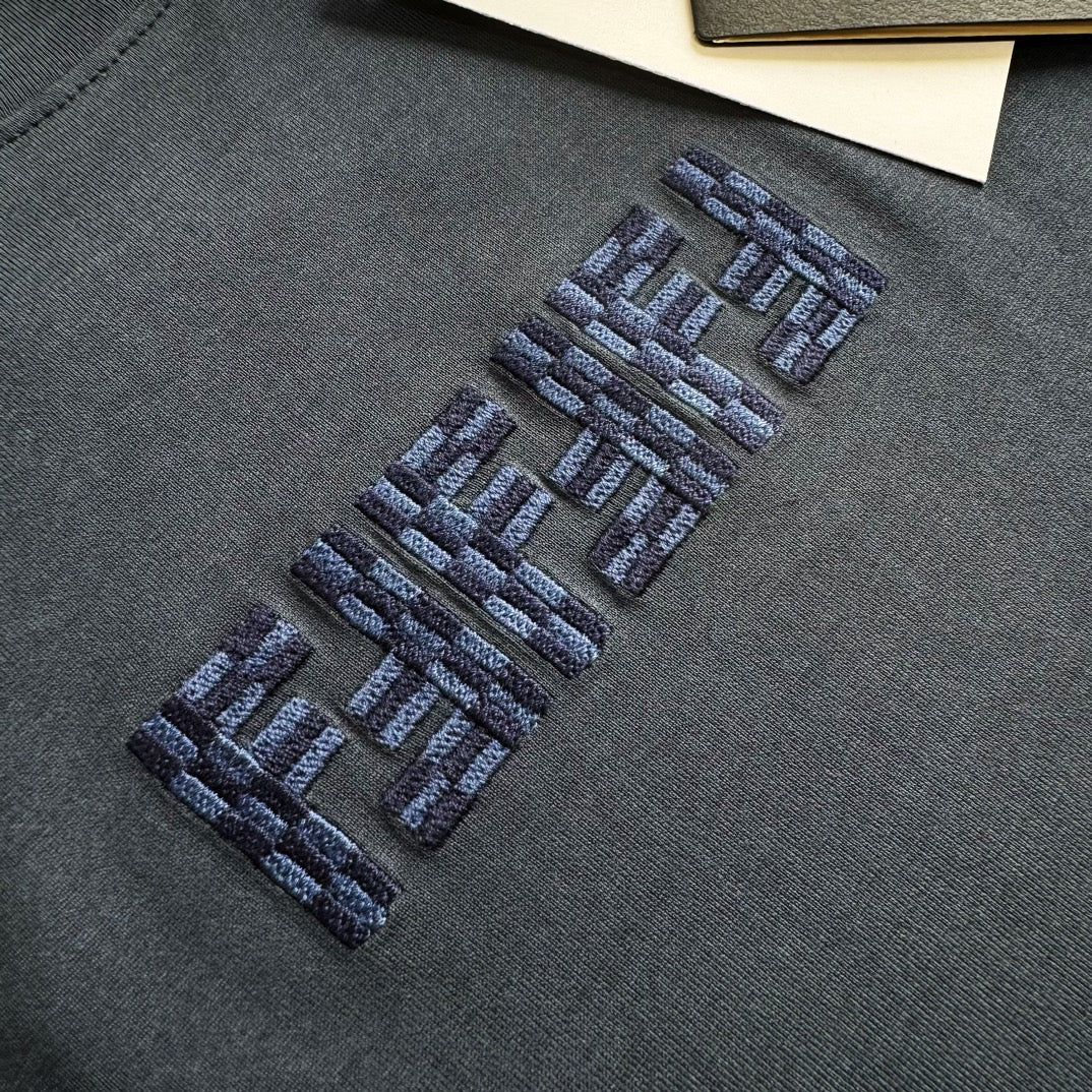 FND Anagram Logo Embroidered Jersey T-Shirt