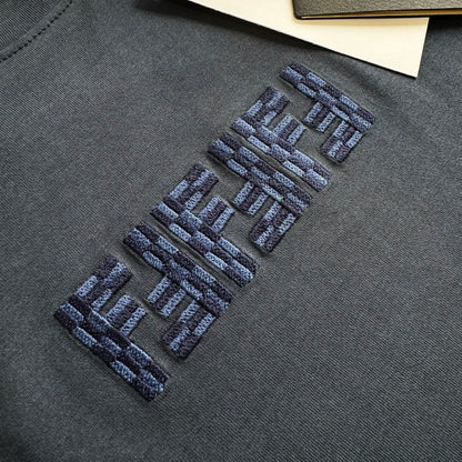 FND Anagram Logo Embroidered Jersey T-Shirt