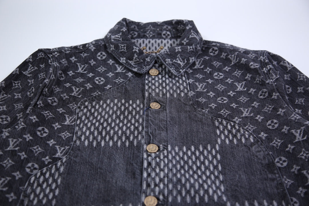 Lv X Supreme Monogram Denim Jacket