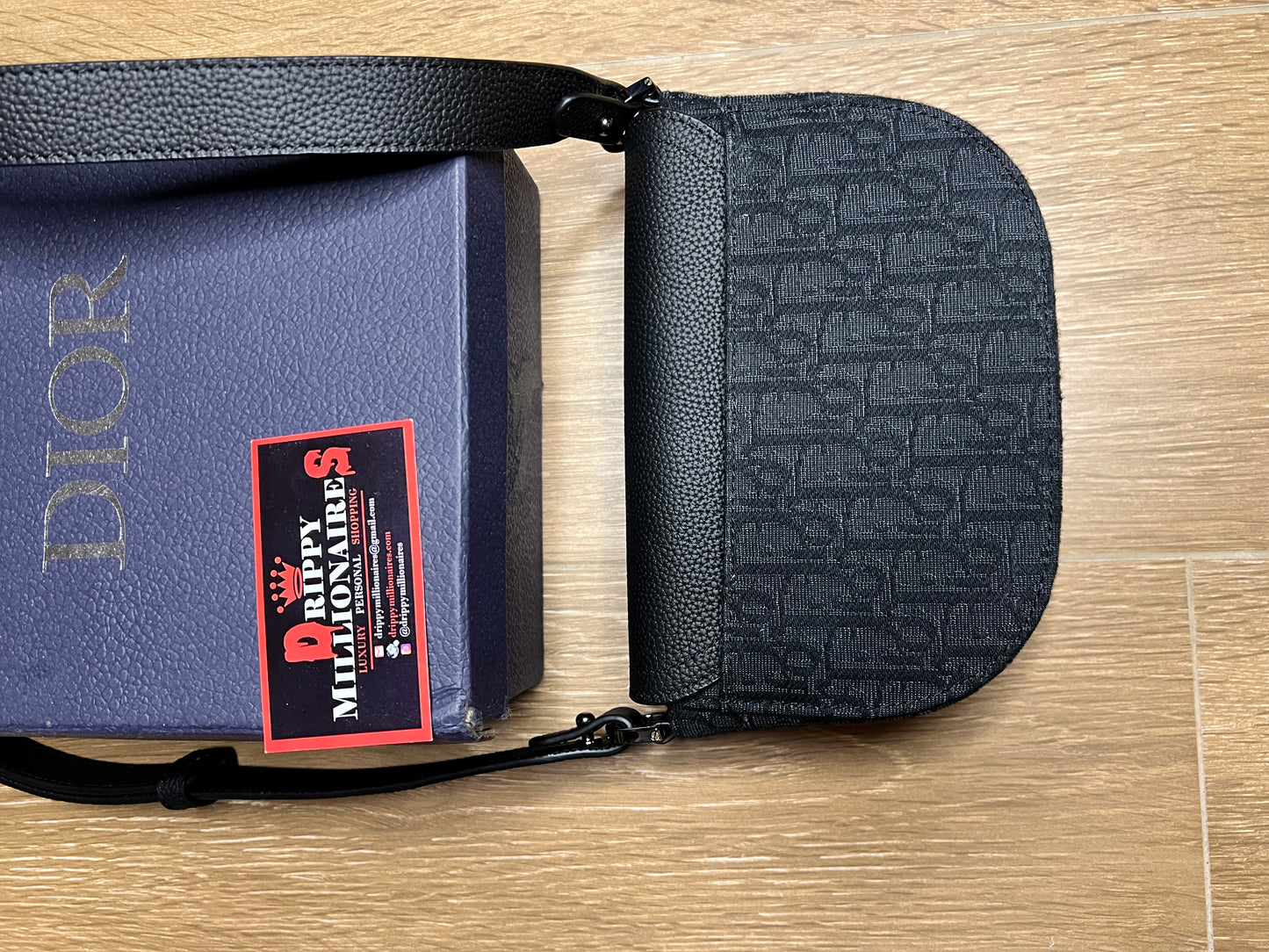 CD Monogram Messenger Bag