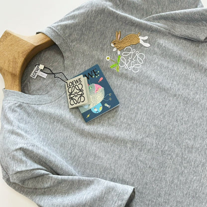 LOEWE Logo Embroidered Cotton Jersey T-Shirt