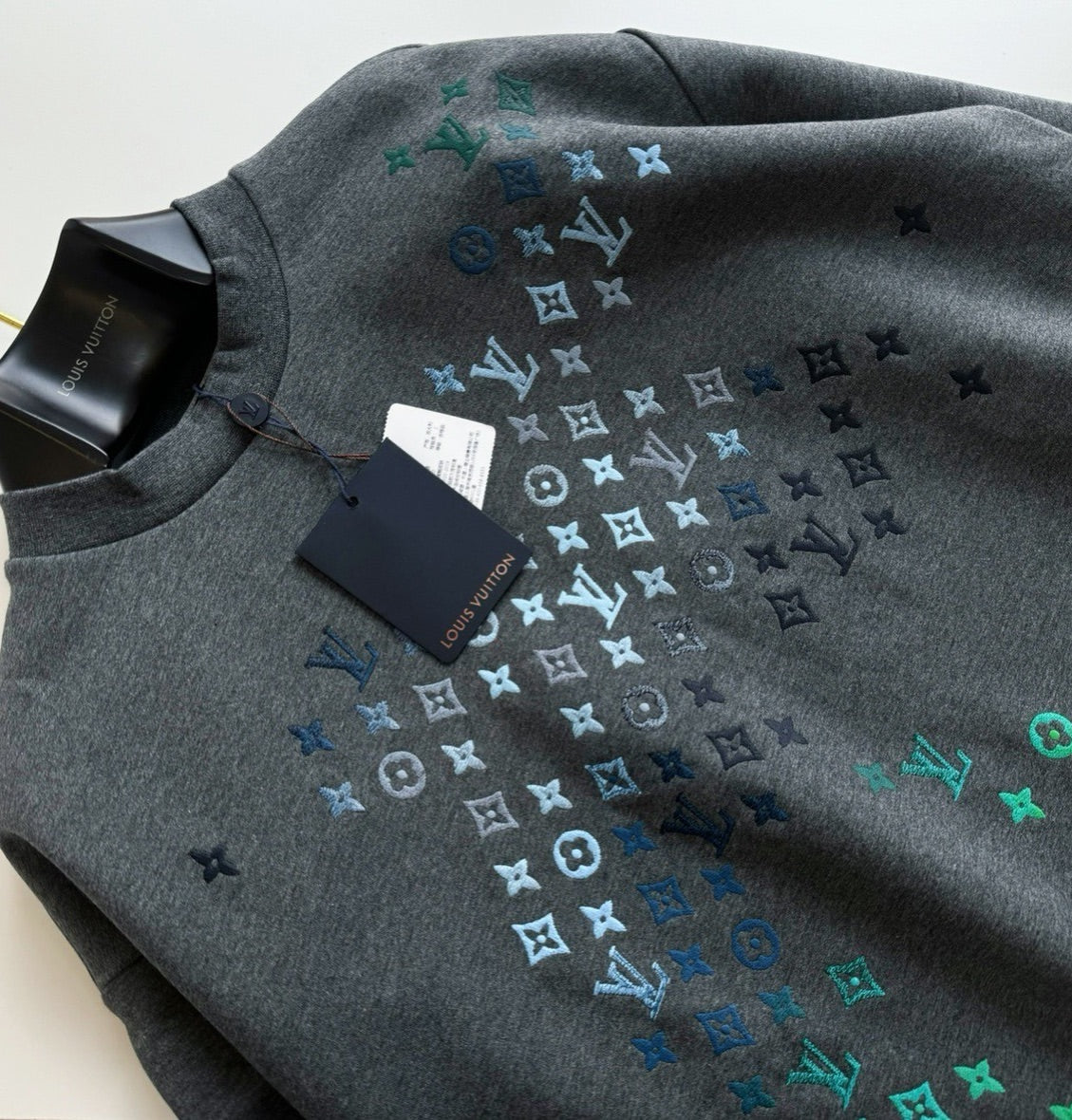 LV Embroidered Cotton Sweatshirt