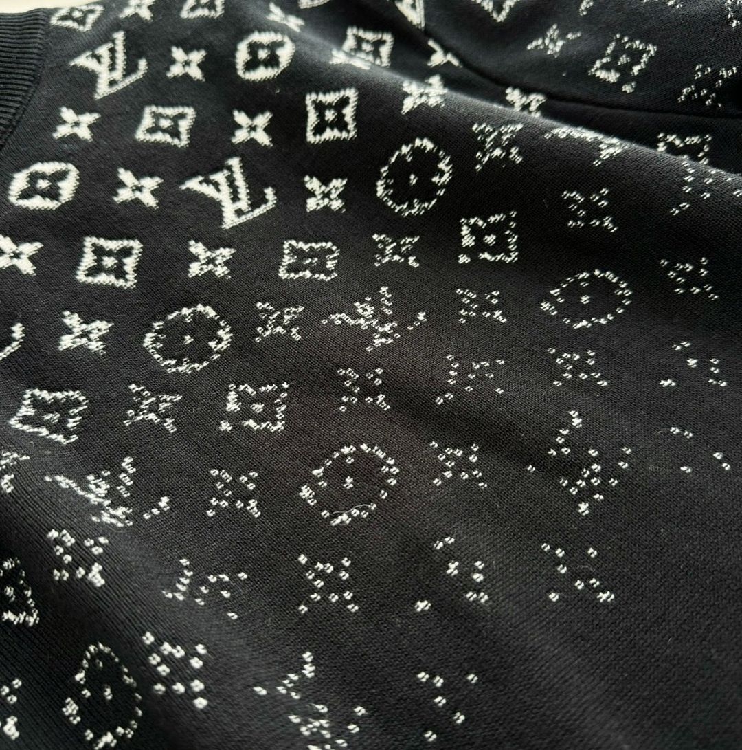 LV Embroidered Monogram Sweatshirt